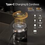 Cordless Waterproof 7D Electric Head Shaver for Men