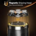 Cordless Waterproof 7D Electric Head Shaver for Men