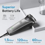 DOAO Waterproof Electric Razor for Men, 2 in 1