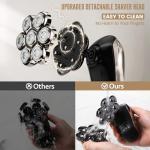 ROSSIFUR 5-in-1 Waterproof Electric Bald Razor