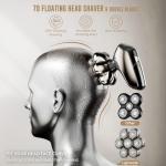 ROSSIFUR 5-in-1 Waterproof Electric Bald Razor