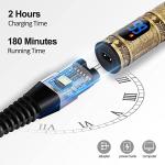 Cordless Professional Beard Trimmer with LCD Screen