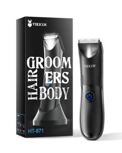 VIKICON Waterproof Body Hair Trimmer for Men