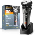 Rechargeable Cordless Electric Razor for Men