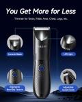 VIKICON Waterproof Body Hair Trimmer for Men