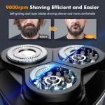 Rechargeable Cordless Electric Razor for Men