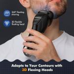Rechargeable Cordless Electric Razor for Men