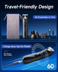 VIKICON Waterproof Body Hair Trimmer for Men