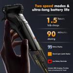 Rechargeable Cordless Electric Razor for Men