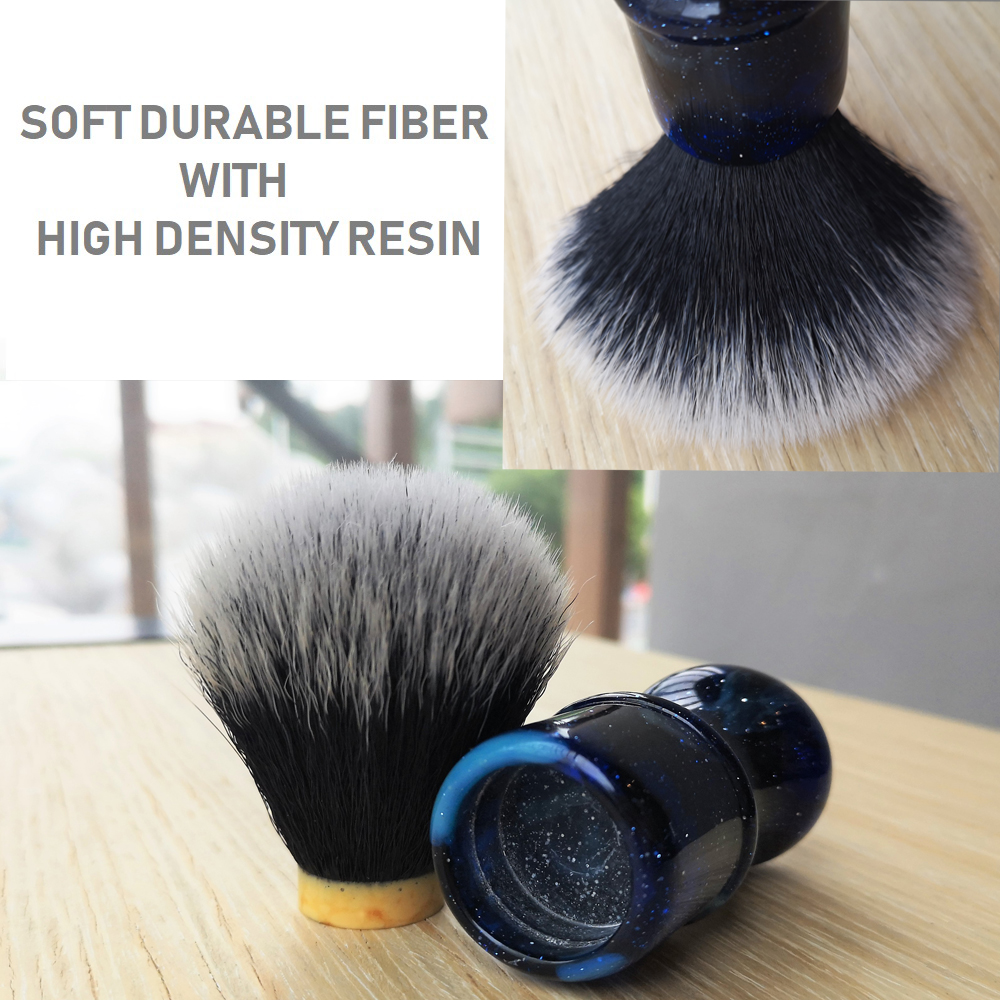 Extra Dense Synthetic Shaving Brush with Resin Handle