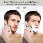 Men's Mini Electric Shaver - Travel-Friendly & Waterproof