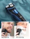 Cordless Rechargeable Electric Razor for Men