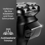 Electric Razor for Men with Trimmer & Travel Lock