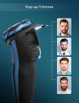 Cordless Rechargeable Electric Razor for Men