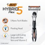 BIC Hybrid 5 Flex Men's Rechargeable Shaver Set