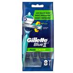 Gillette Blue II Plus Slalom Disposable Razors - 8 Count