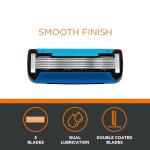 12-Pack of 5-Blade Replacement Cartridges for Men