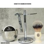 Premium 4-in-1 Shaving Brush Set for Men