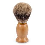 QSHAVE Pure Badger Hair Shaving Brush with Wood Base