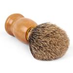 QSHAVE Pure Badger Hair Shaving Brush with Wood Base