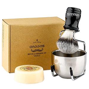 Anbbas Wet Shave Kit with Badger Brush & Soap