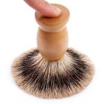 QSHAVE Pure Badger Hair Shaving Brush with Wood Base
