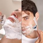 Men's 4-in-1 Shaving Kit with Brush and Stand