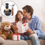 Men's 4-in-1 Shaving Kit with Brush and Stand