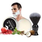Men's Coconut Oil Shaving Soap Kit with Brush