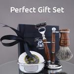Haryali London 5-Piece Wooden Shaving Kit