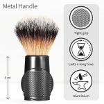 Vegan Black Synthetic Shaving Brush for Everyone