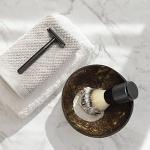 Vegan Black Synthetic Shaving Brush for Everyone