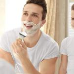 Men's Shaving Set: Brush, Stand & Bowl