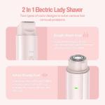 Women’s 2-in-1 Waterproof Electric Shaver & Trimmer