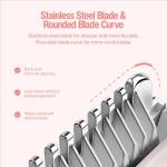 Women’s 2-in-1 Waterproof Electric Shaver & Trimmer