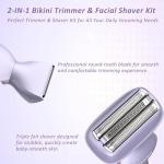 2-in-1 Women's Electric Shaver and Bikini Trimmer
