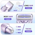 Hatteker Women's Electric Shaver and Bikini Trimmer