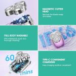 VOYOR Rechargeable Women's Rotary Bikini Shaver