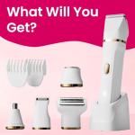 MIFXIN 5-in-1 Women's Electric Shaver and Trimmer