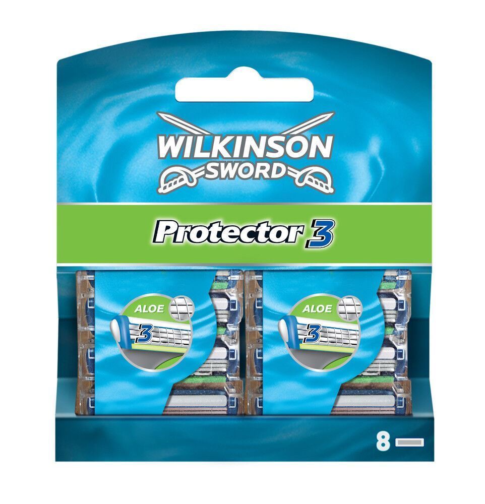Wilkinson Sword Protector 3 Razor Blades - 8-Pack