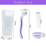 LOPHE Women's 3-Blade Razor with Non-Slip Handle