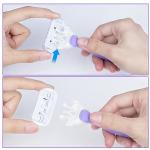 LOPHE Women's 3-Blade Razor with Non-Slip Handle