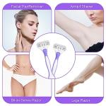 LOPHE Women's 3-Blade Razor with Non-Slip Handle