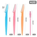 9-Piece Eyebrow Razor and Dermaplaning Set