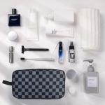 Travel Toiletry Bag for Shaving and Cosmetics