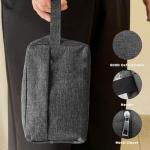 Portable Water-Resistant Shaving and Makeup Bag