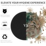 BEAUTAIL Silicone Body Scrubber for Gentle Exfoliation