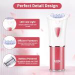 Cordless Painless Facial Epilator with LED Light