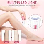 Cordless Facial Epilator with LED Light