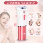 Cordless Painless Facial Epilator with LED Light